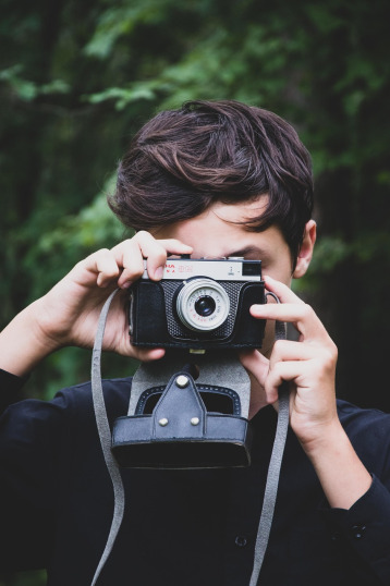 indie filmmaker portrait camera cinematic